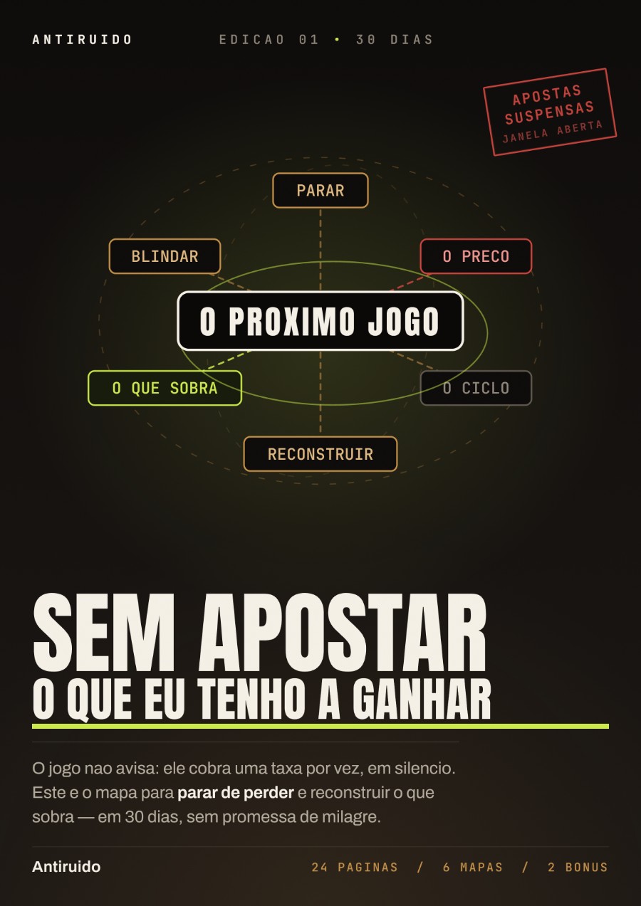 Capa do ebook Sem Apostar o Que Eu Tenho a Ganhar